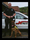Ricco a Male Malinois, purchased untrained, in OH (from a Police Officer).  Sold March 1999
