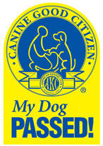 CGC My Dog Passed!